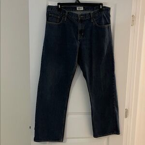 Old Navy Men's Relaxed Dark Blue Jeans